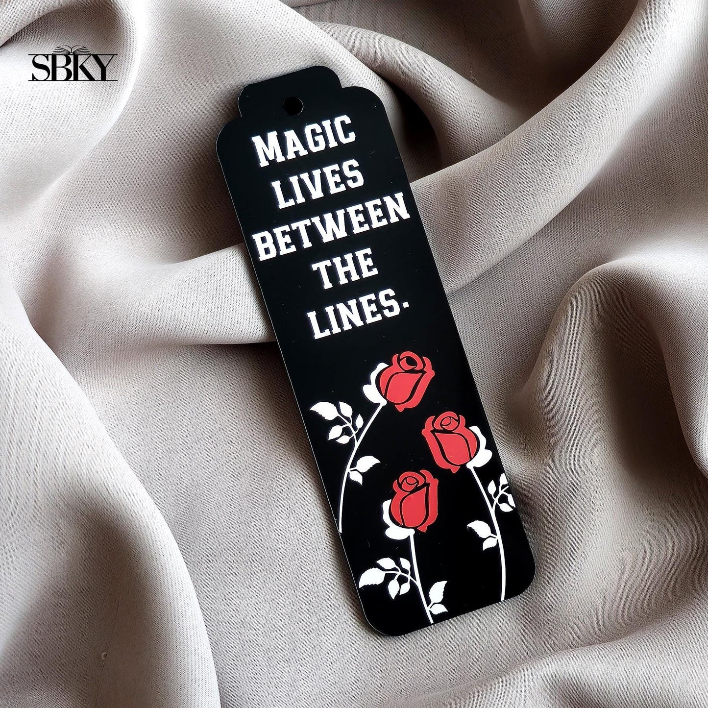 "Magic Lives Between the Lines" Bookmark