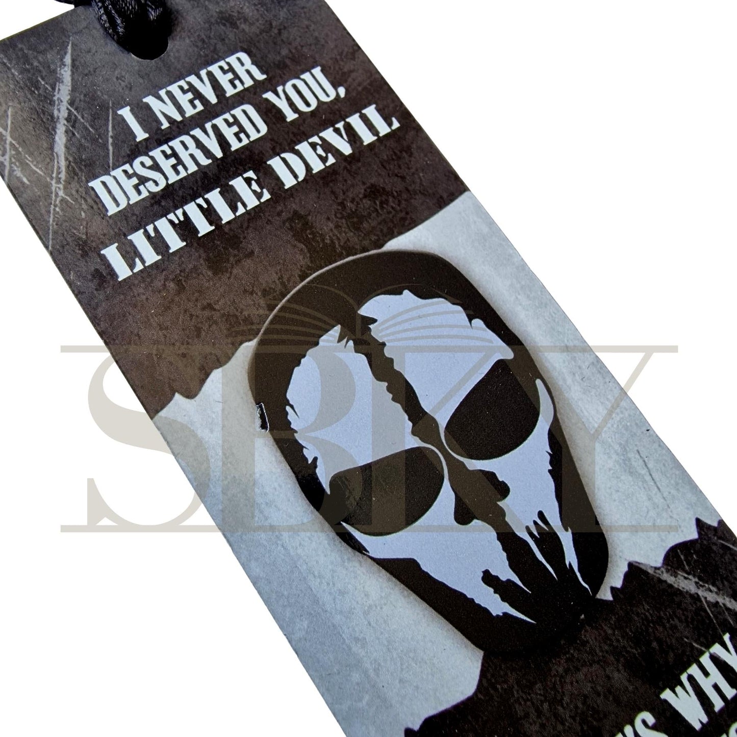 "Black Mask" Acrylic Bookmark