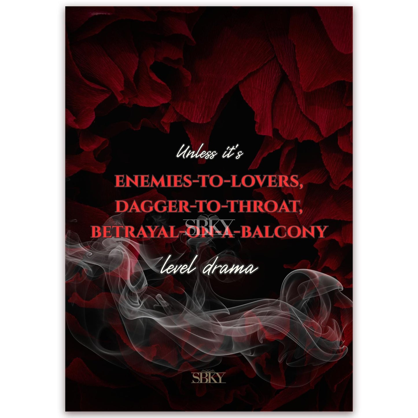 "I’m not into drama" Card