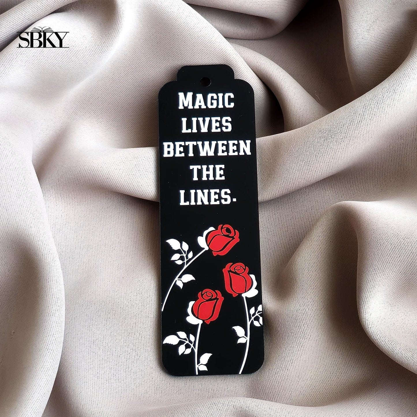 "Magic Lives Between the Lines" Bookmark