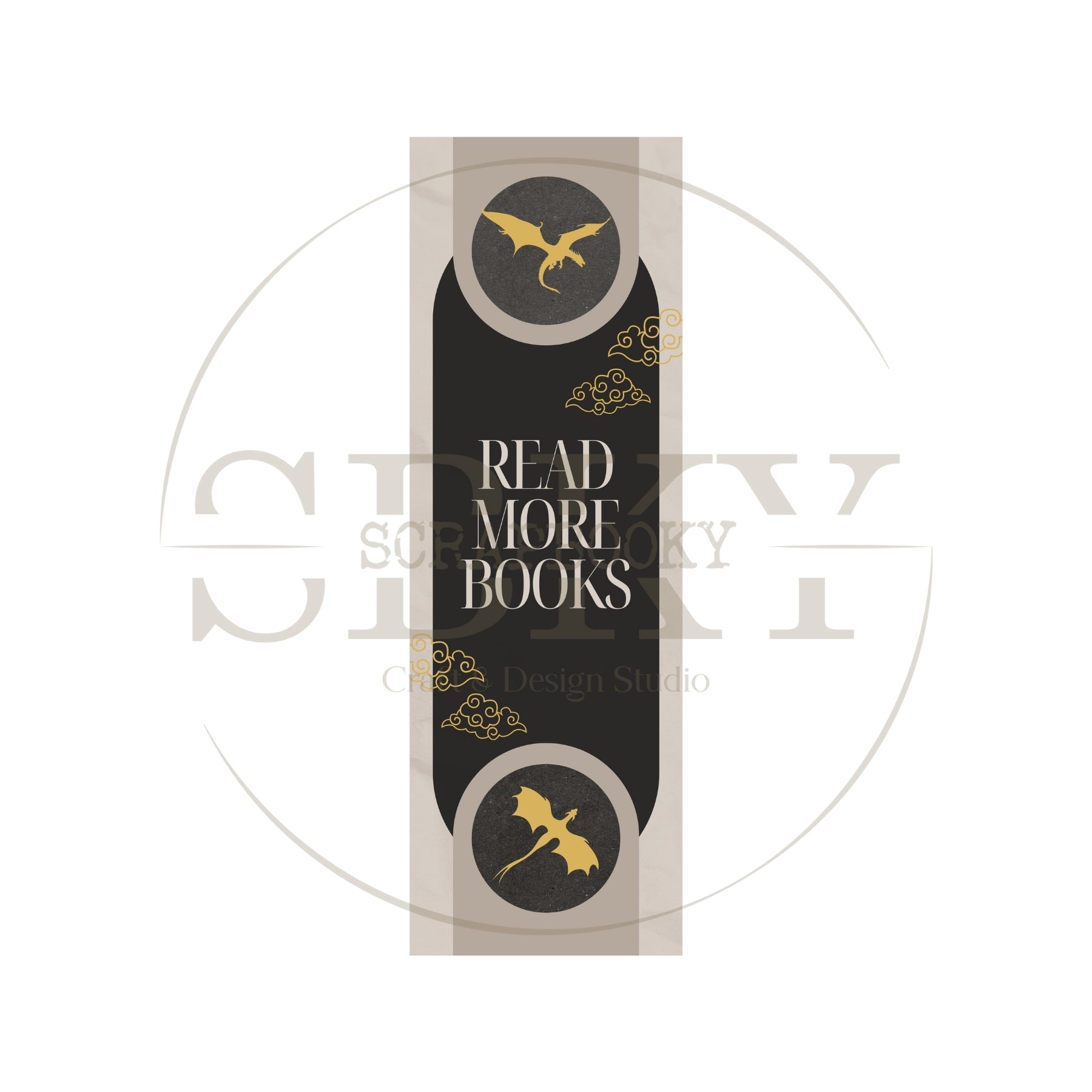 "Lets Get Lost In The Pages" Paper Bookmark