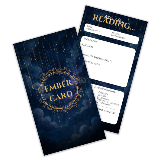 Ember Card "Starlit Veil" - Reading Emotion Tracker