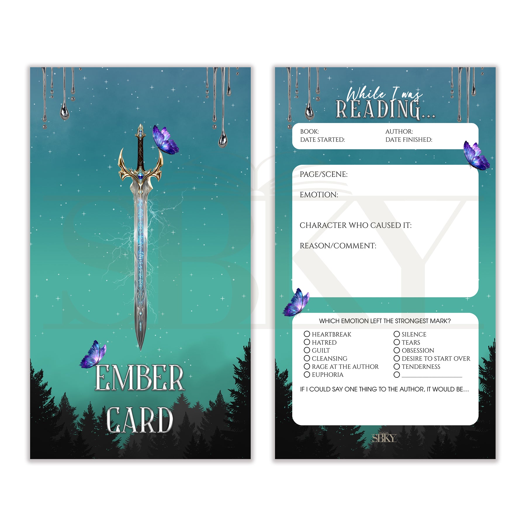 Ember Card "Silverblade" - Reading Emotion Tracker