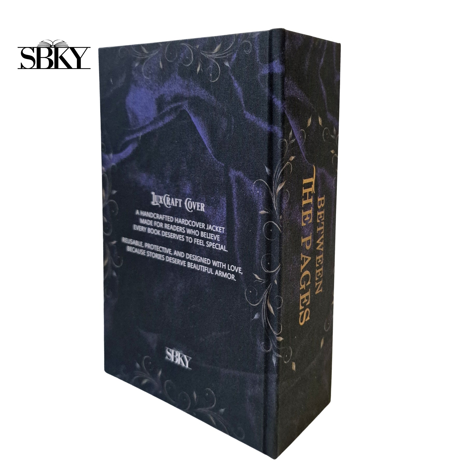 LuxCraft Canvas Book Cover - “Crown of Shadows”