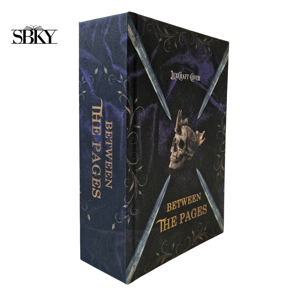 LuxCraft Canvas Book Cover - “Crown of Shadows”