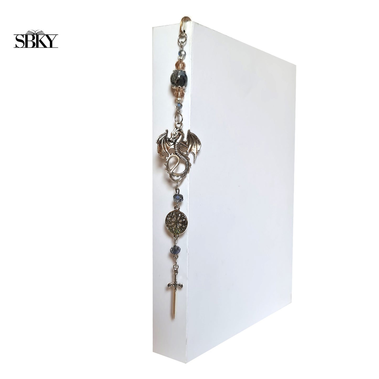 Dragon & Sword Handmade Jewelry Bookmark
