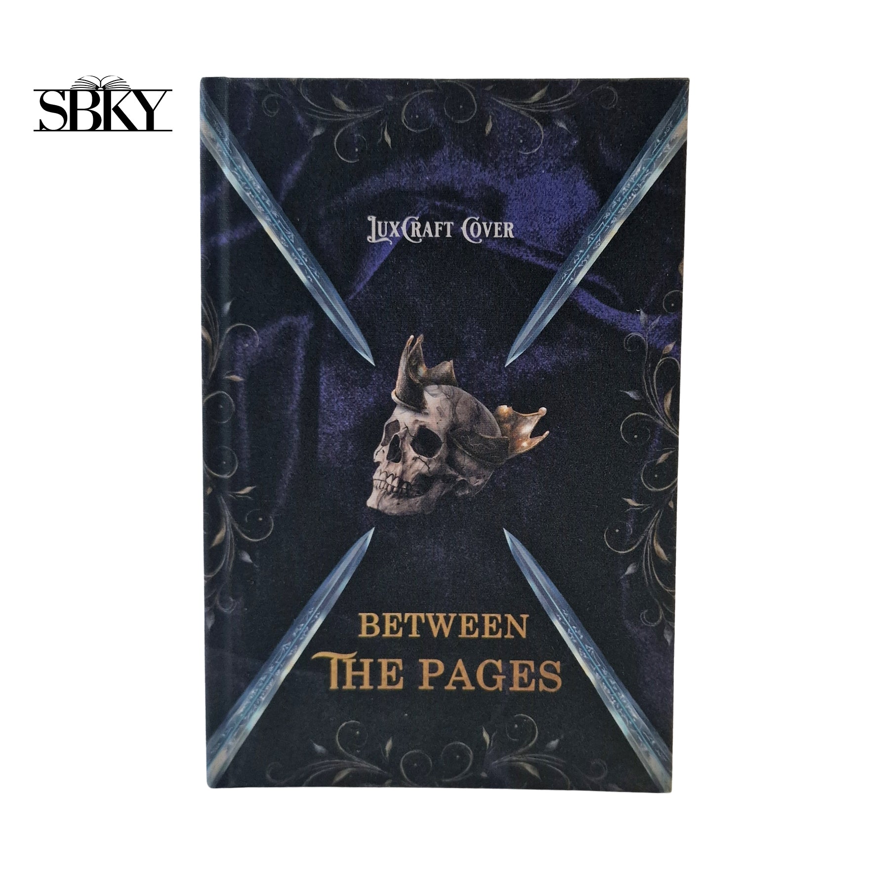 LuxCraft Canvas Book Cover - “Crown of Shadows”