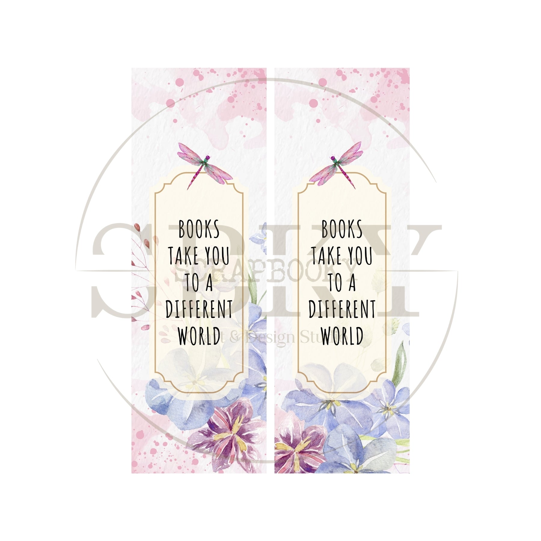 "Books Take You..." Paper Bookmark