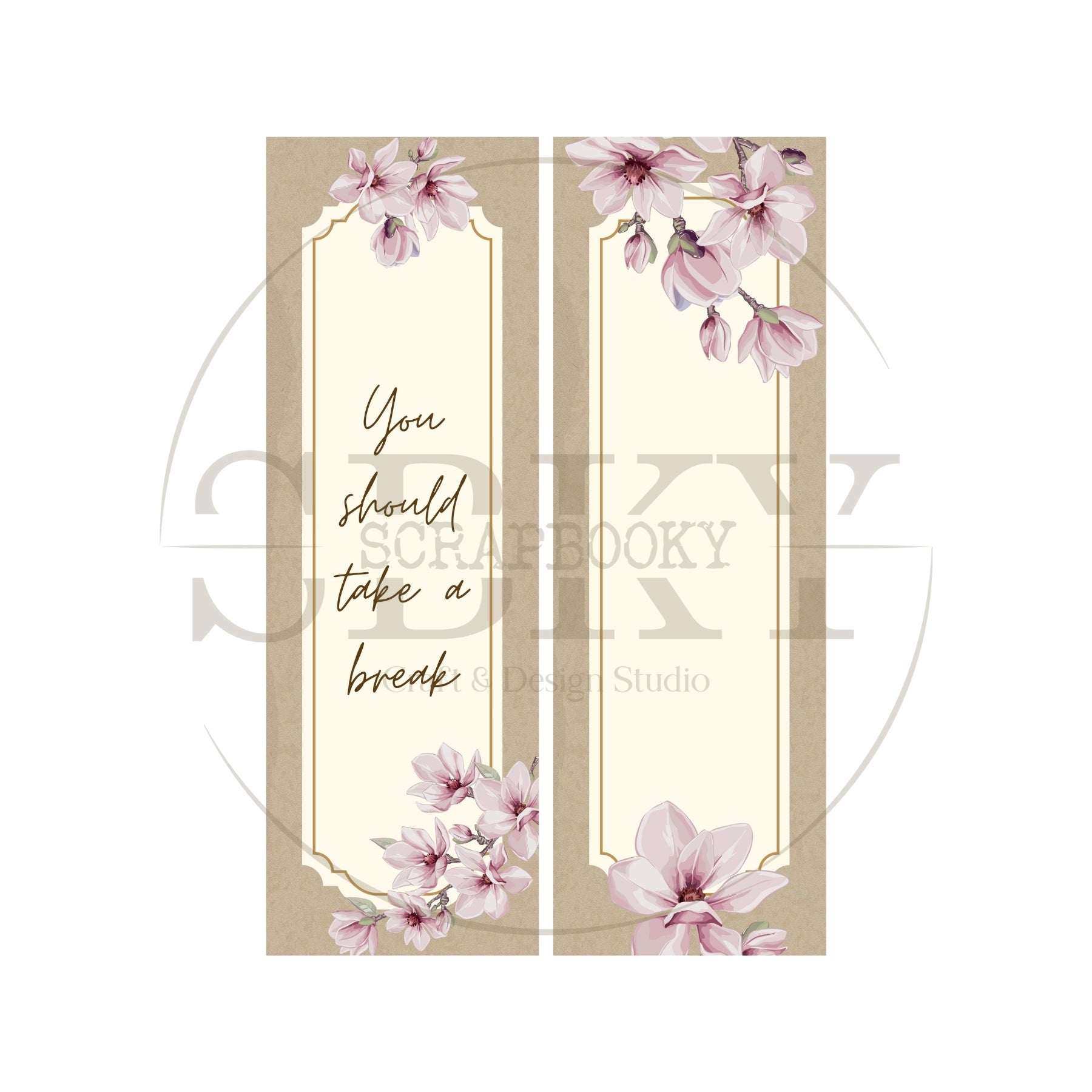 "You Should take a breake" Paper Bookmark