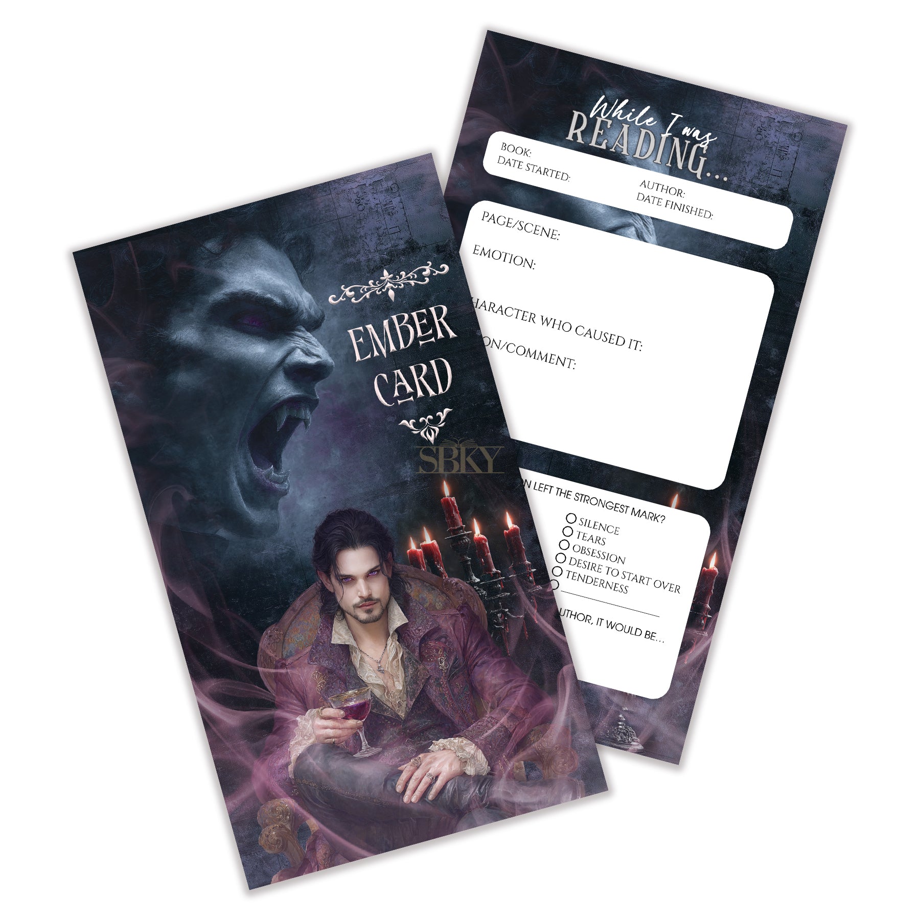 Ember Card "Crimson Thirst" - Reading Emotion Tracker