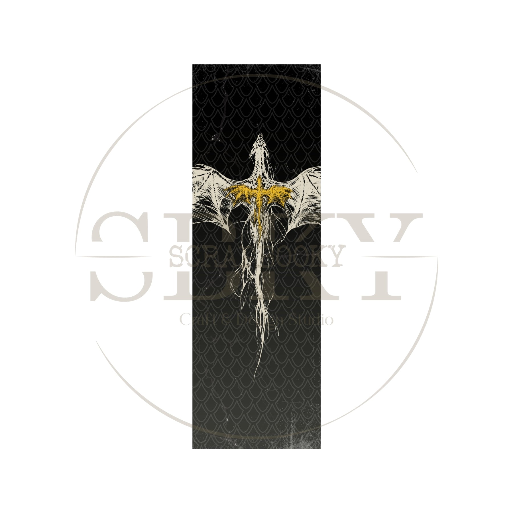 "Where Dragons..." Paper Bookmark