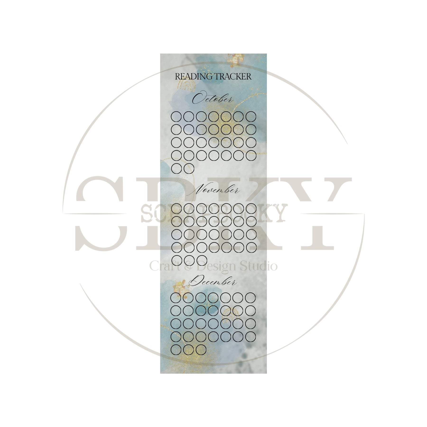 "Keep Reading" Paper Bookmark & Tracker