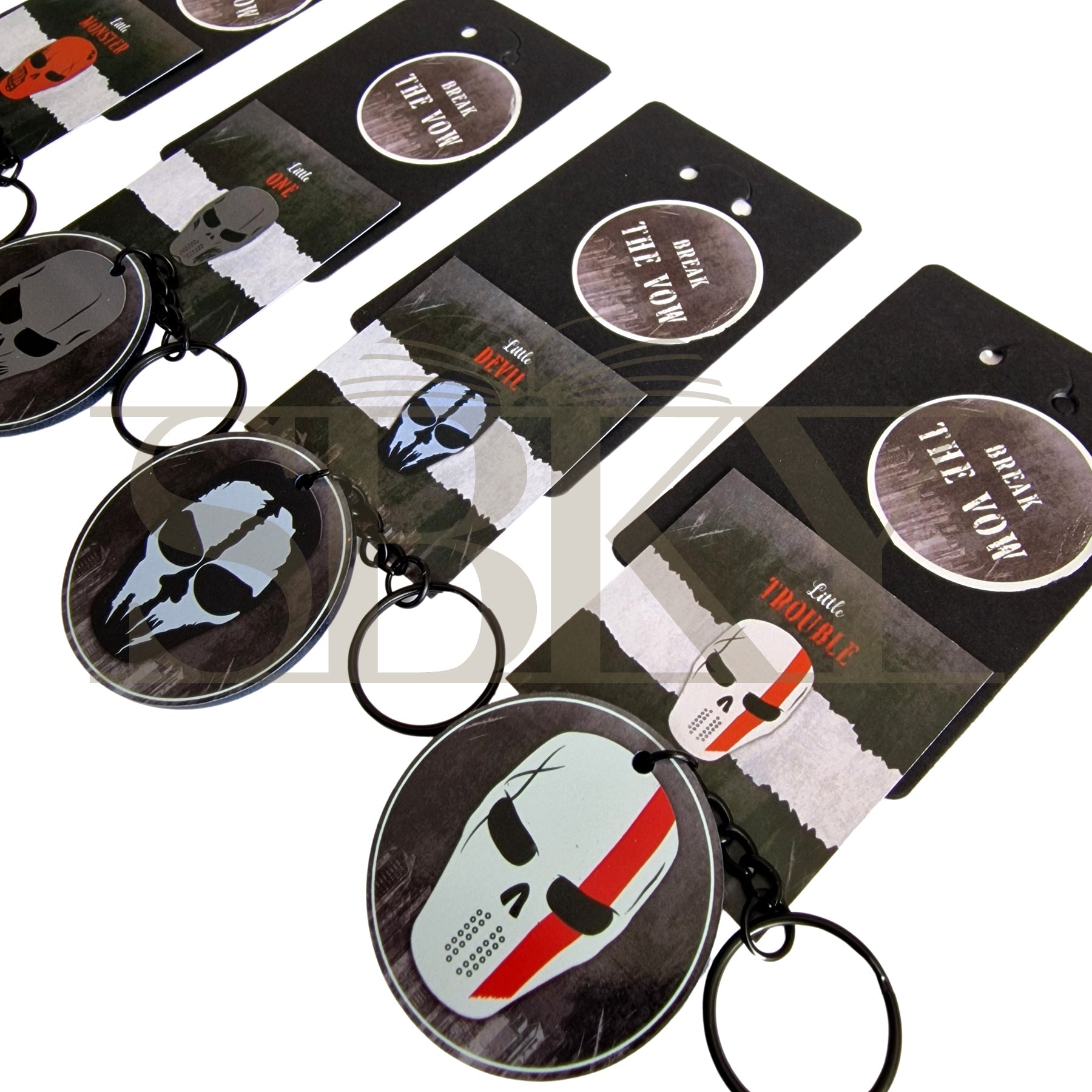 "Black Mask" Keychain