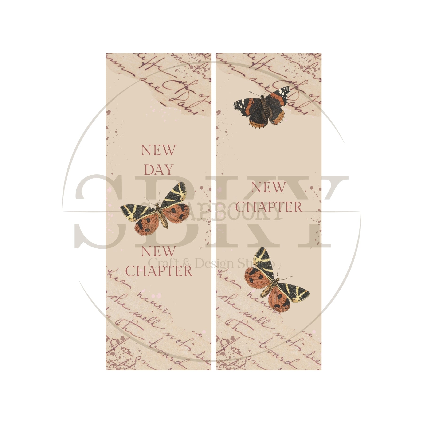 "New Day" Paper Bookmark