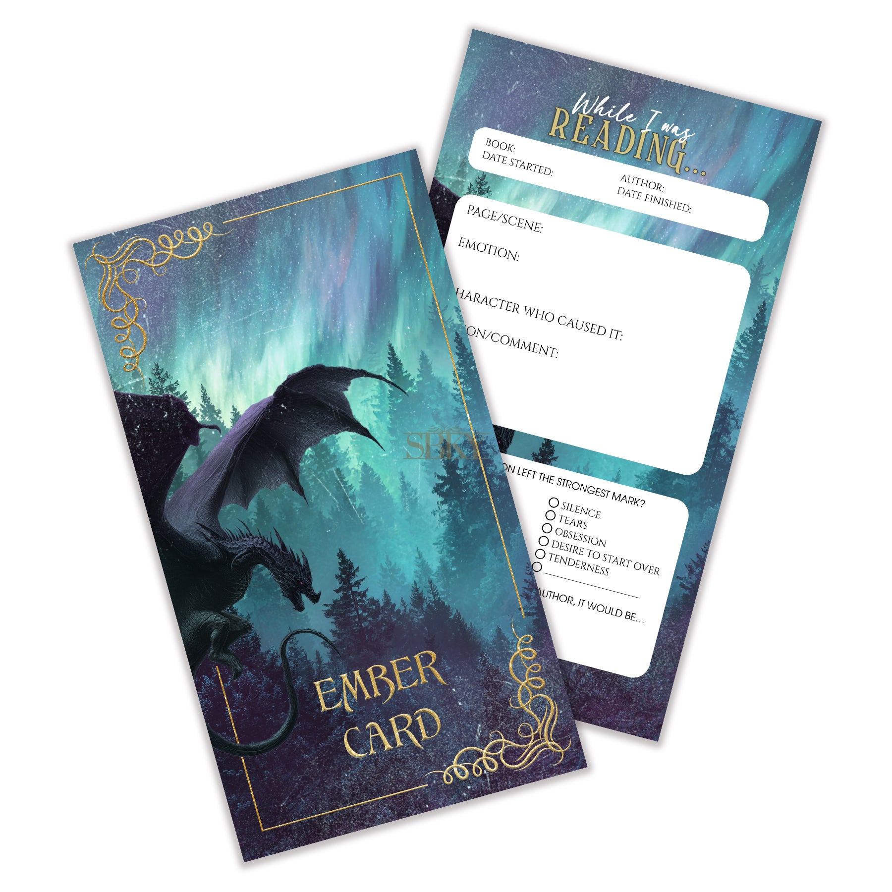 Ember Card "Dragon’s Veil" - Reading Emotion Tracker