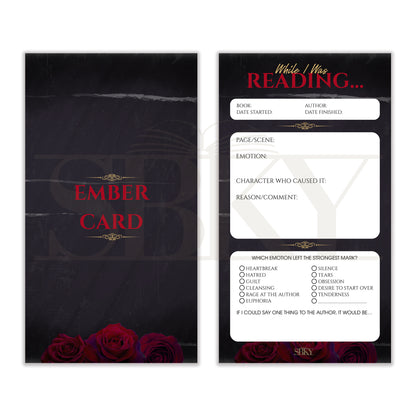 Ember Card "Scarlet Silence" - Reading Emotion Tracker