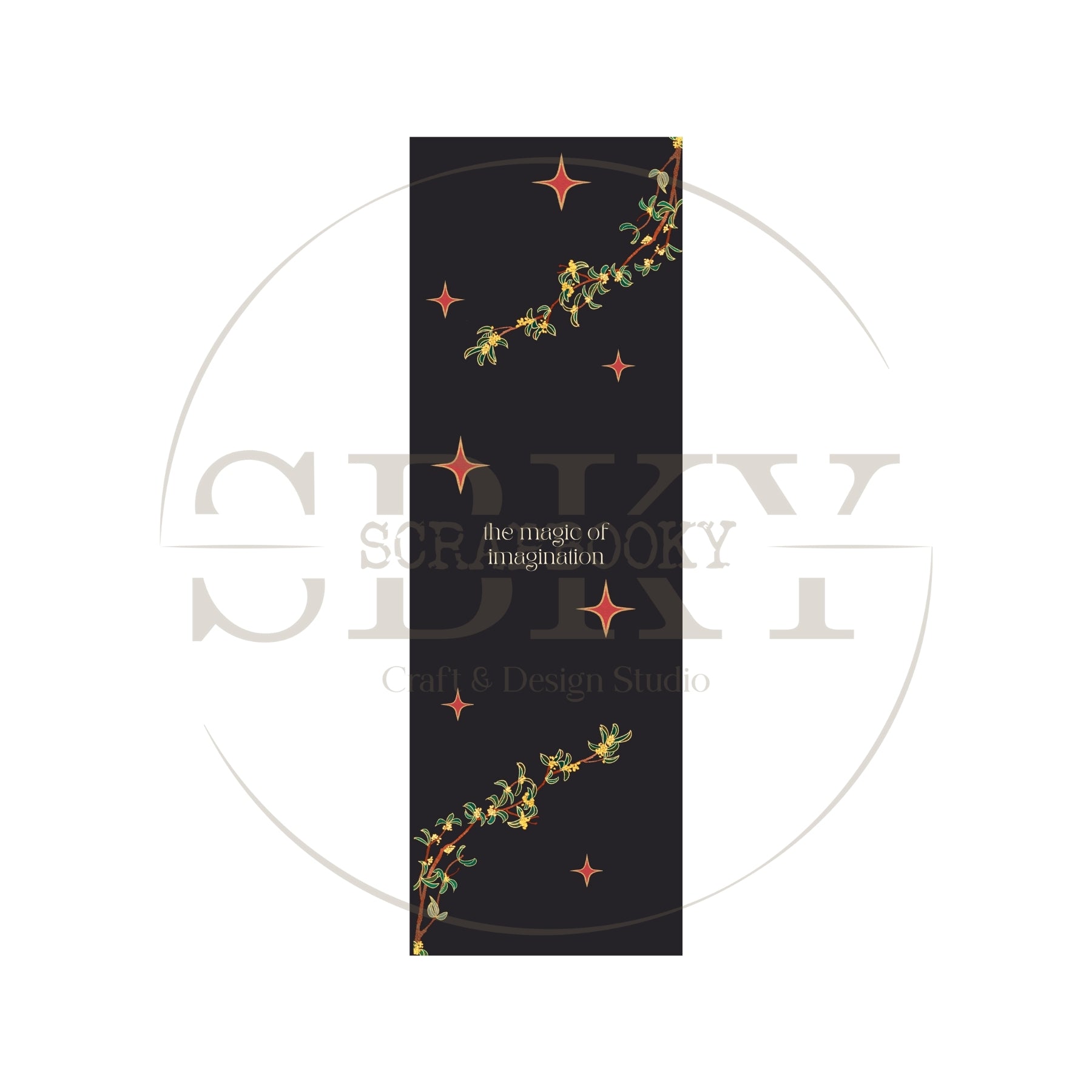 "The Magic of Imagination" Paper Bookmark