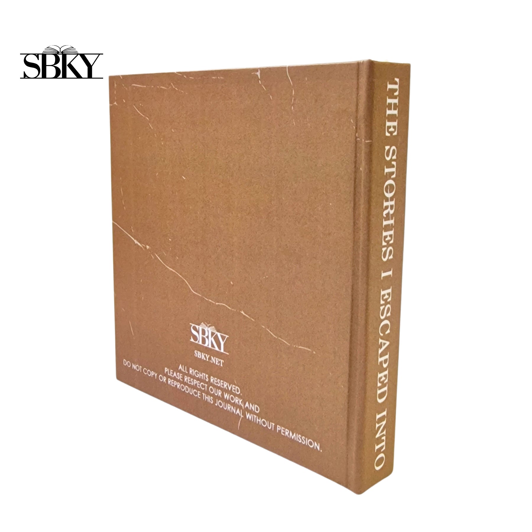 The Stories I Escaped Into - Handbound Reading Journal (Hardcover, 200 Pages)