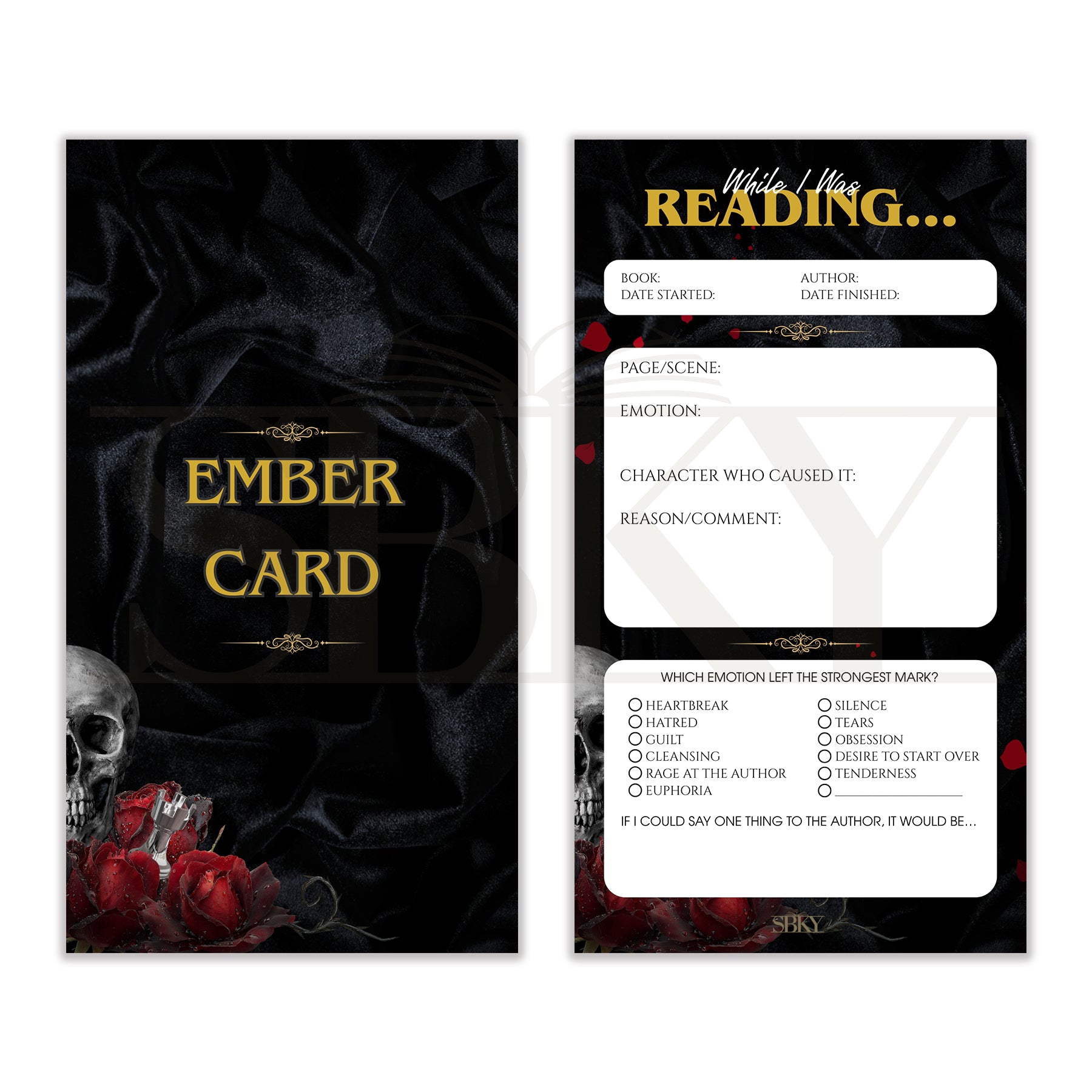 Ember Cards Bundle – Dark Romance Collection (Set of 5)