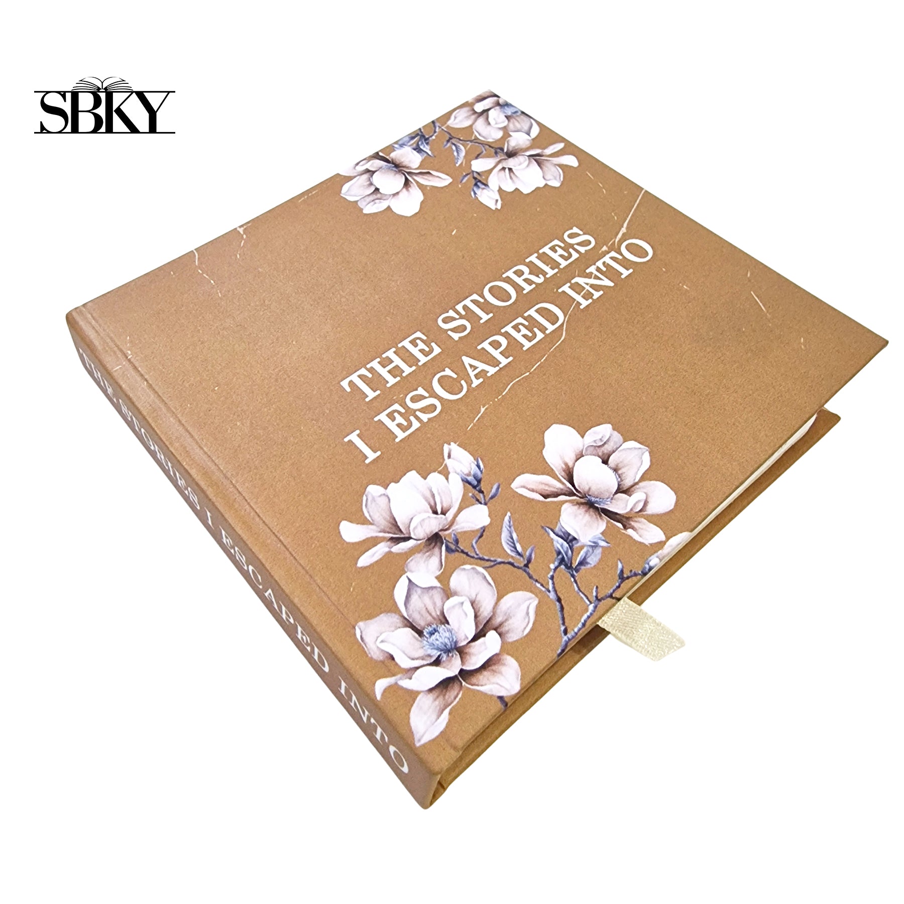 The Stories I Escaped Into - Handbound Reading Journal (Hardcover, 200 Pages)