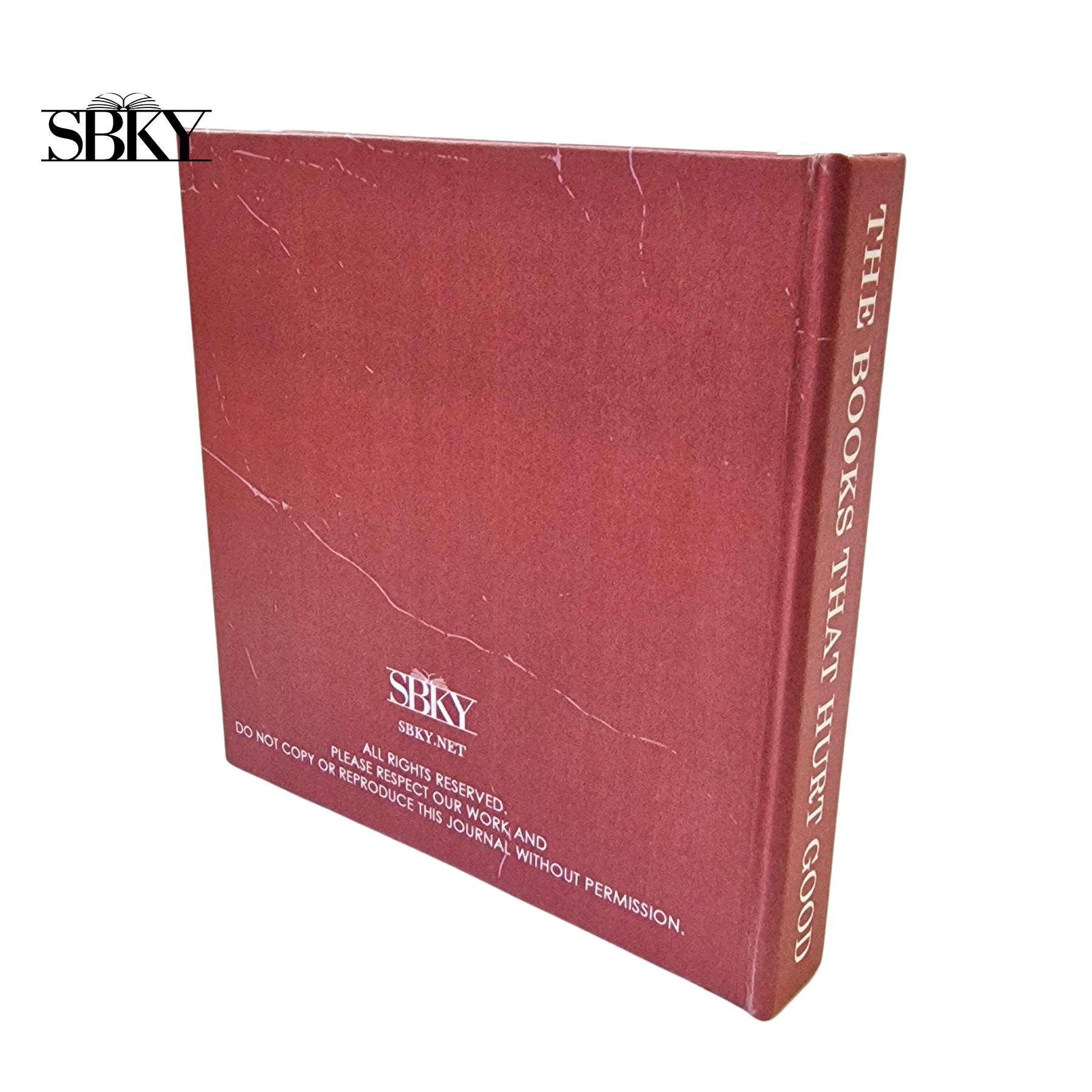 The Books That Hurt Good - Handbound Reading Journal (Hardcover, 200 Pages)