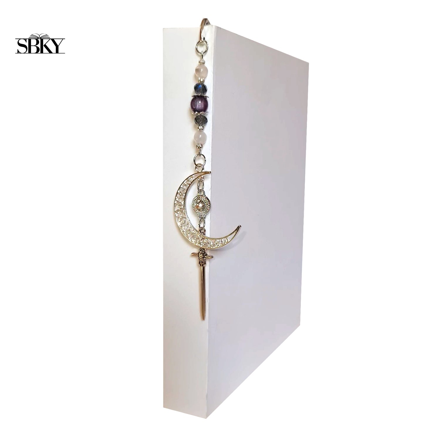 Crescent Moon Handmade Jewelry Bookmark