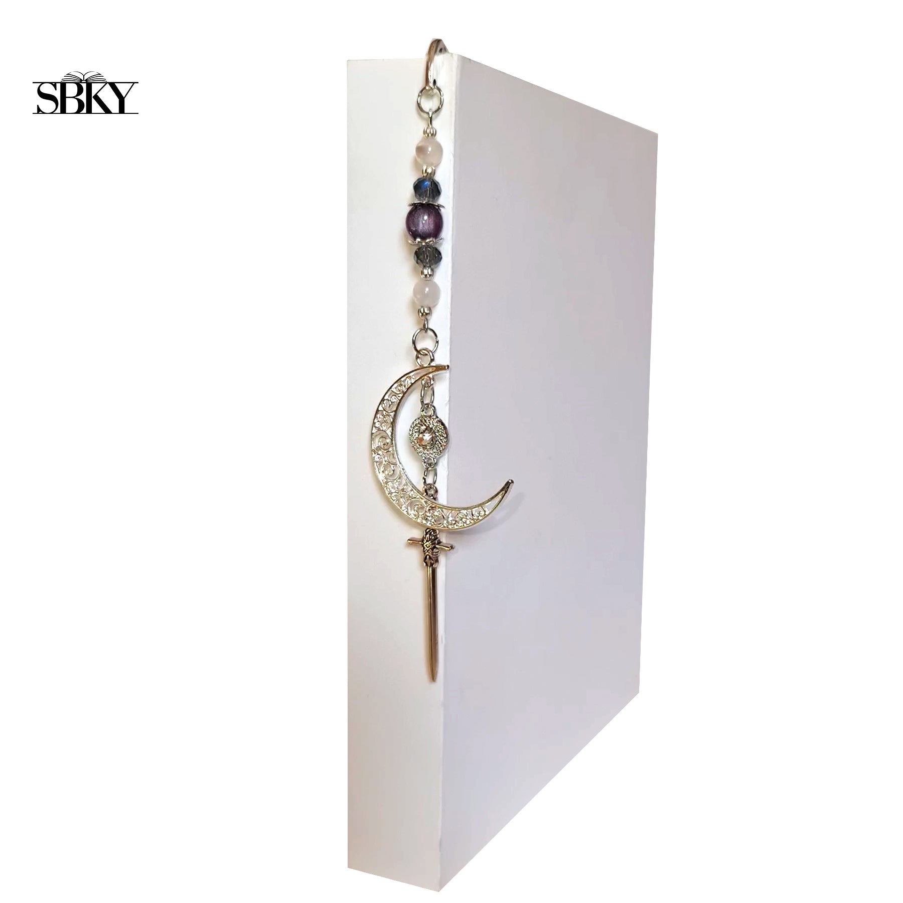 Crescent Moon Handmade Jewelry Bookmark