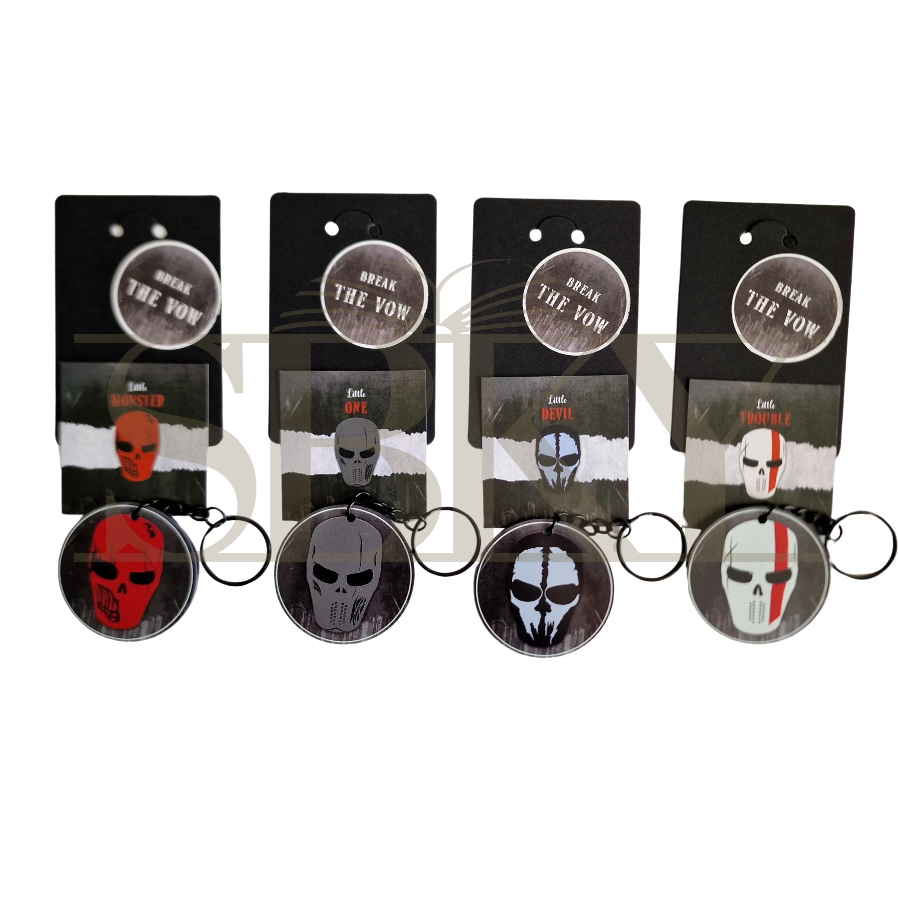 "Black Mask" Keychain