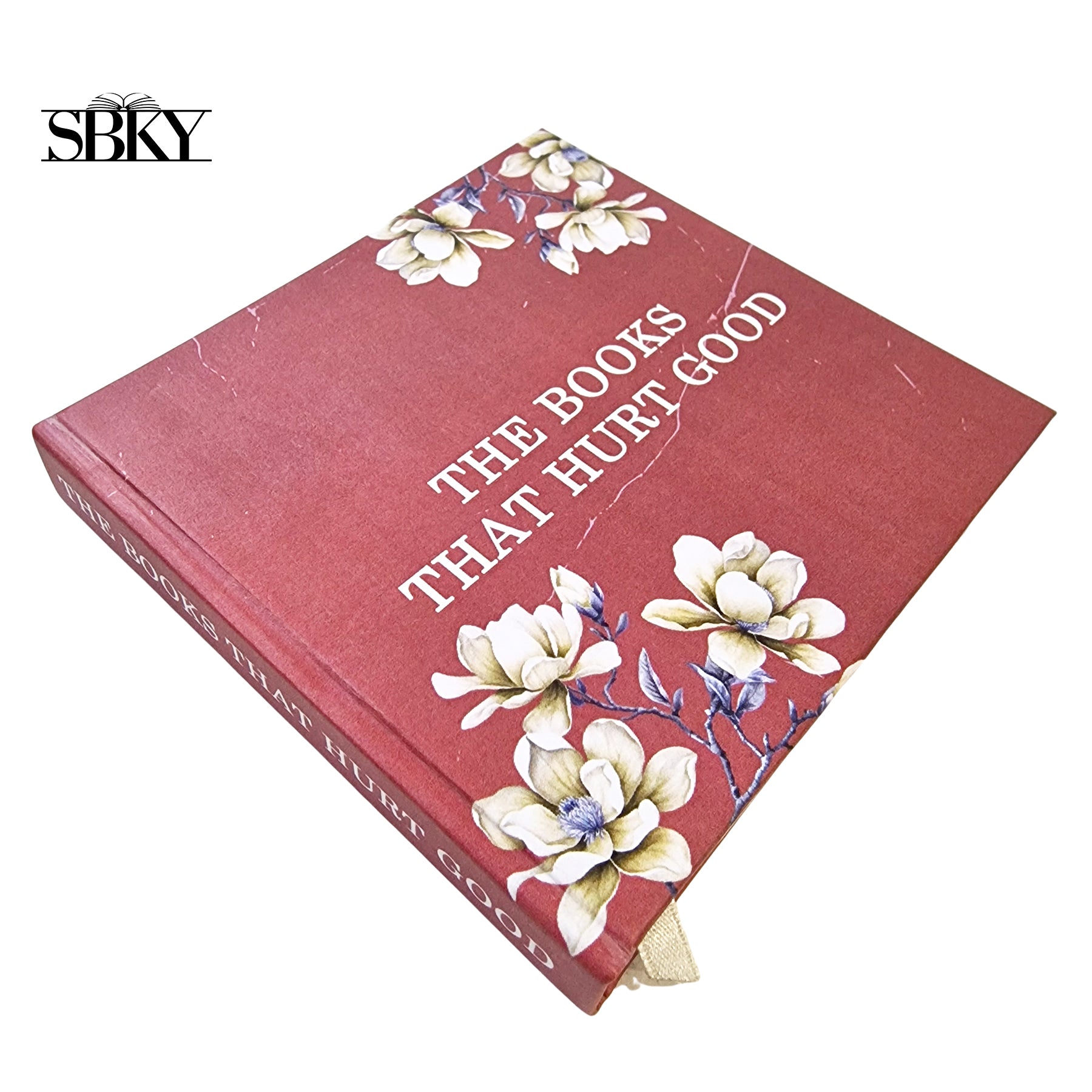 The Books That Hurt Good - Handbound Reading Journal (Hardcover, 200 Pages)