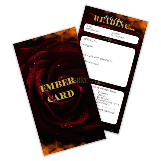 Ember Card "Burning Rose" - Reading Emotion Tracker