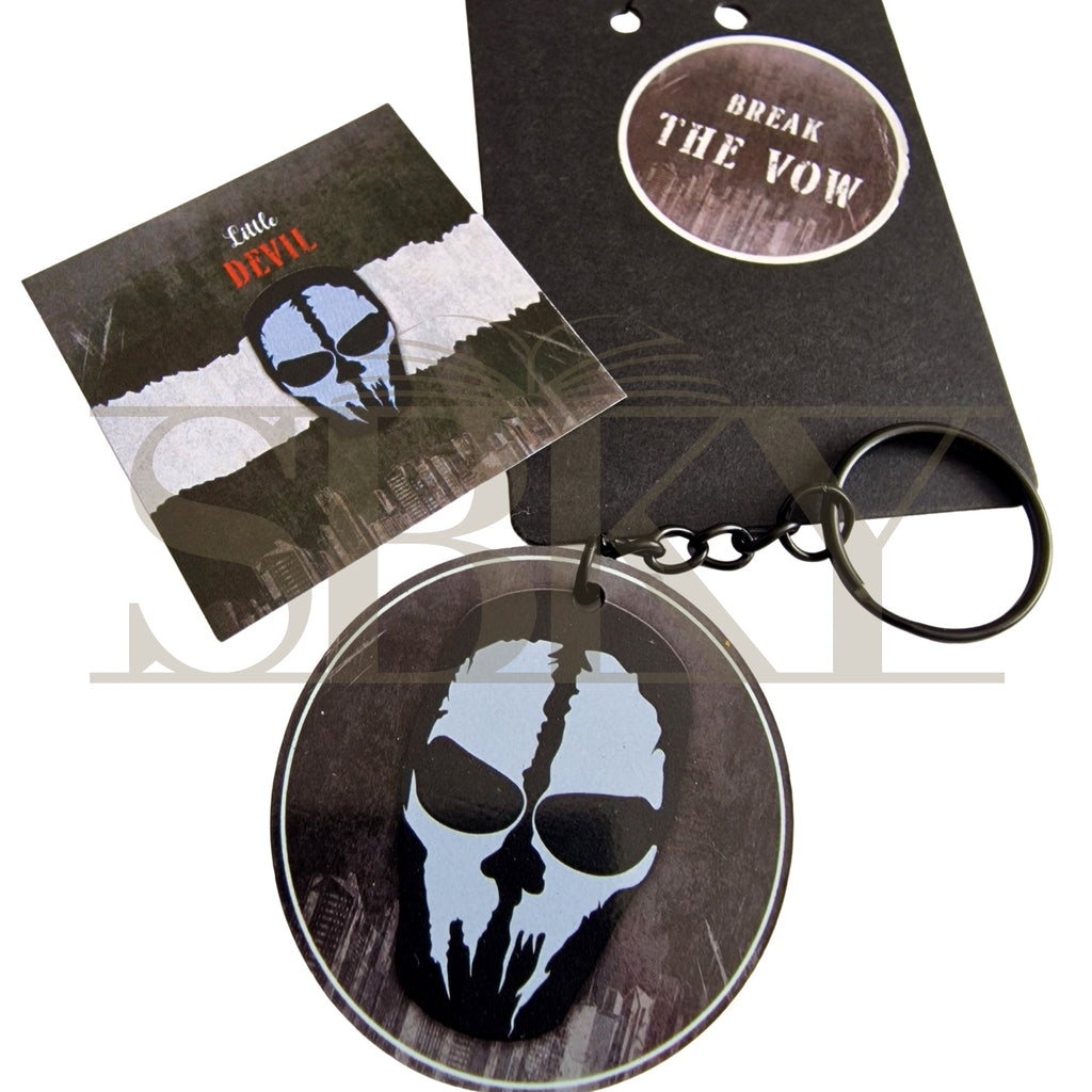 "Black Mask" Keychain