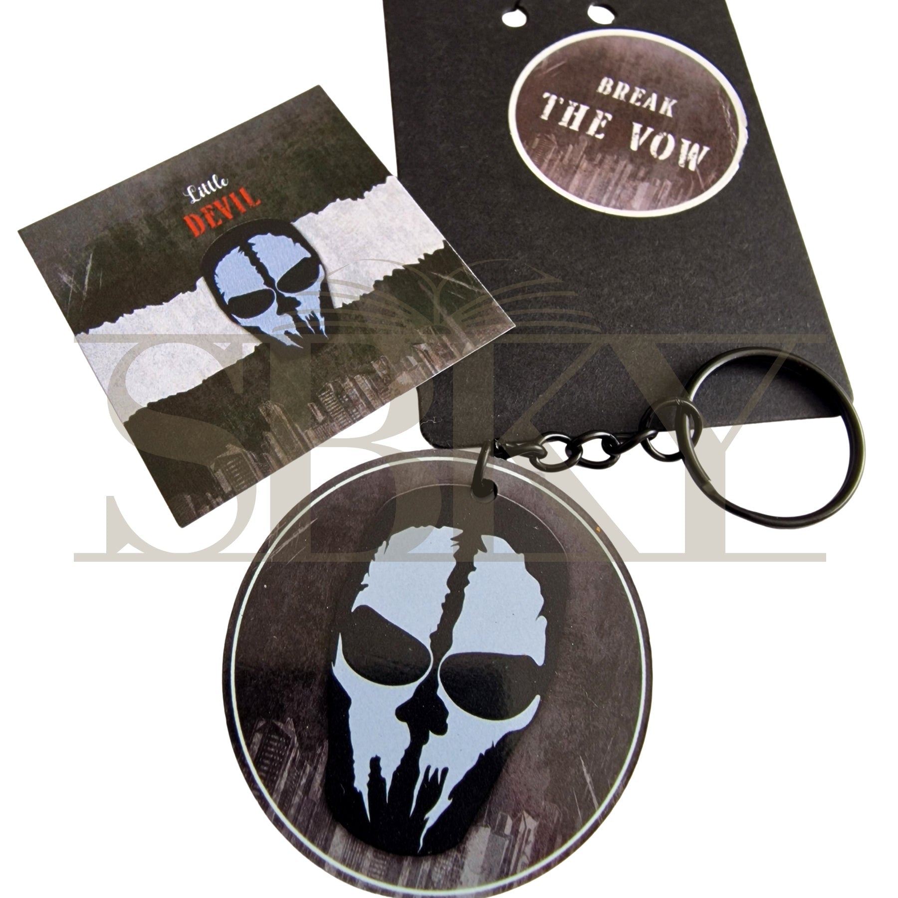 "Black Mask" Keychain