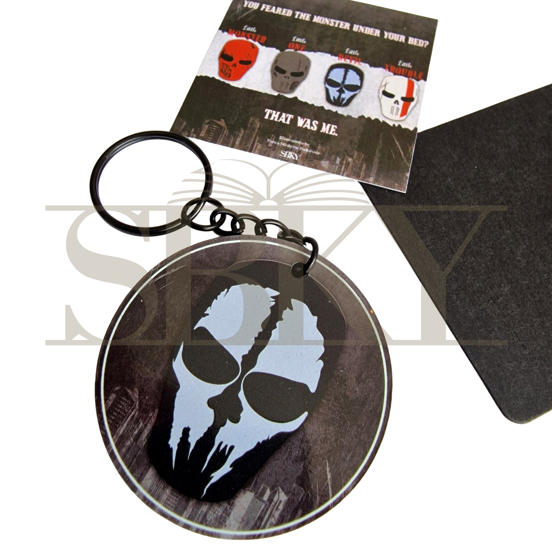 "Black Mask" Keychain