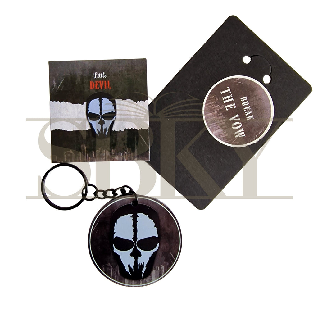 "Black Mask" Keychain