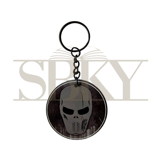 "Grey Mask" Keychain