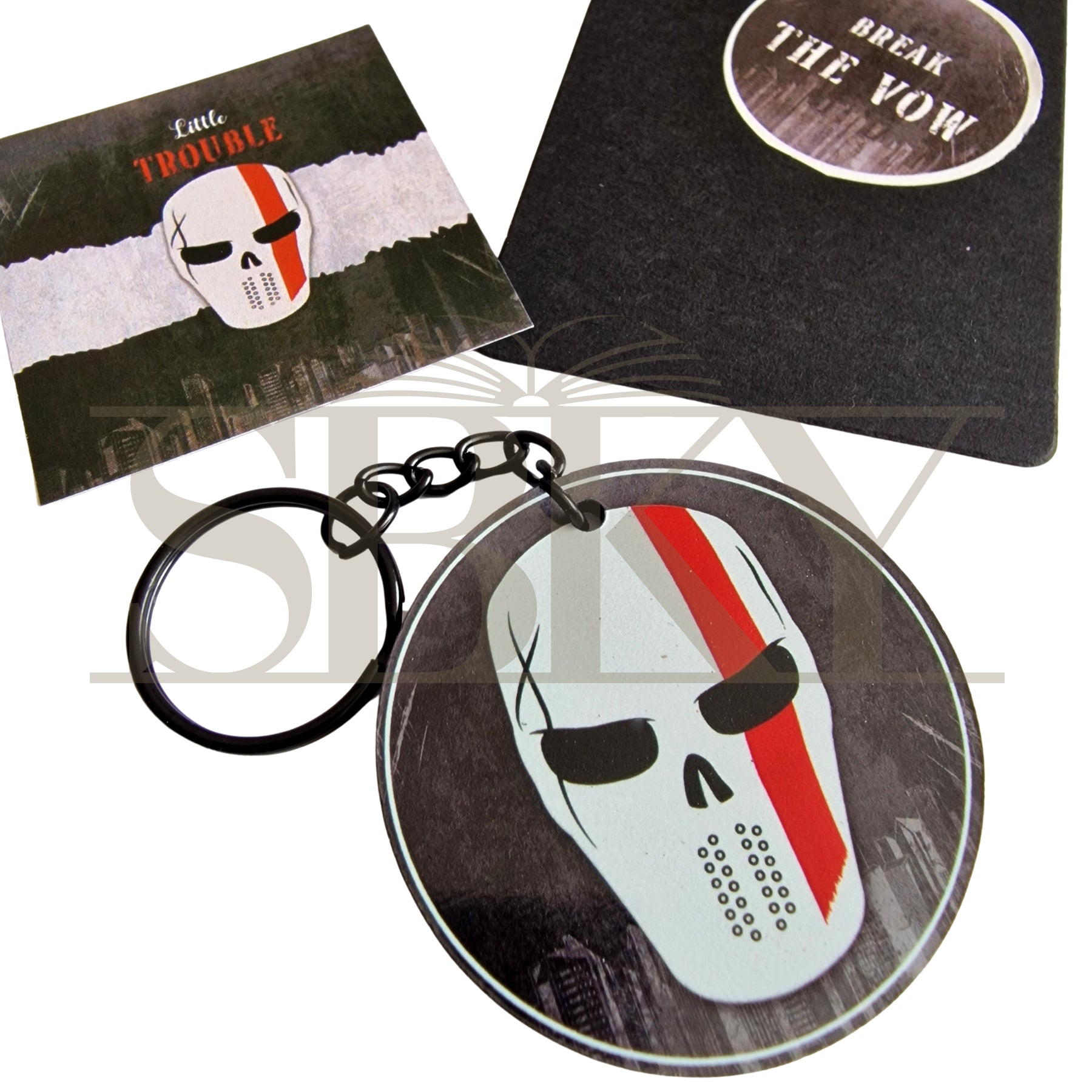 "White Mask" Keychain