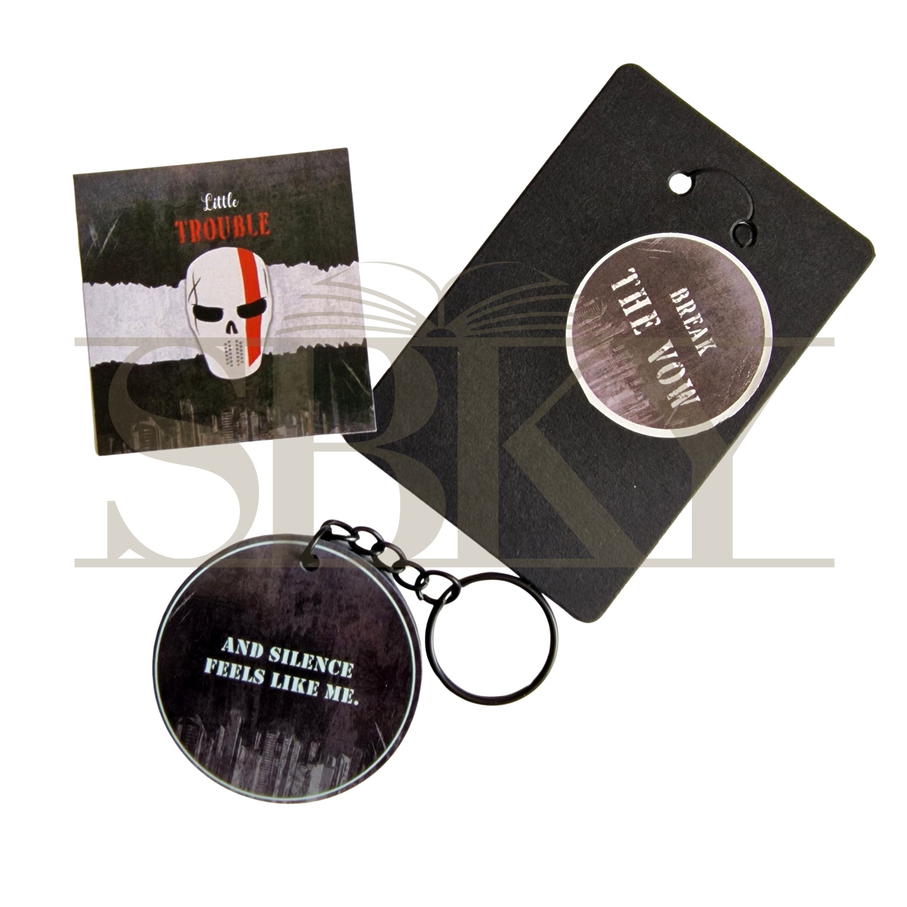 "White Mask" Keychain