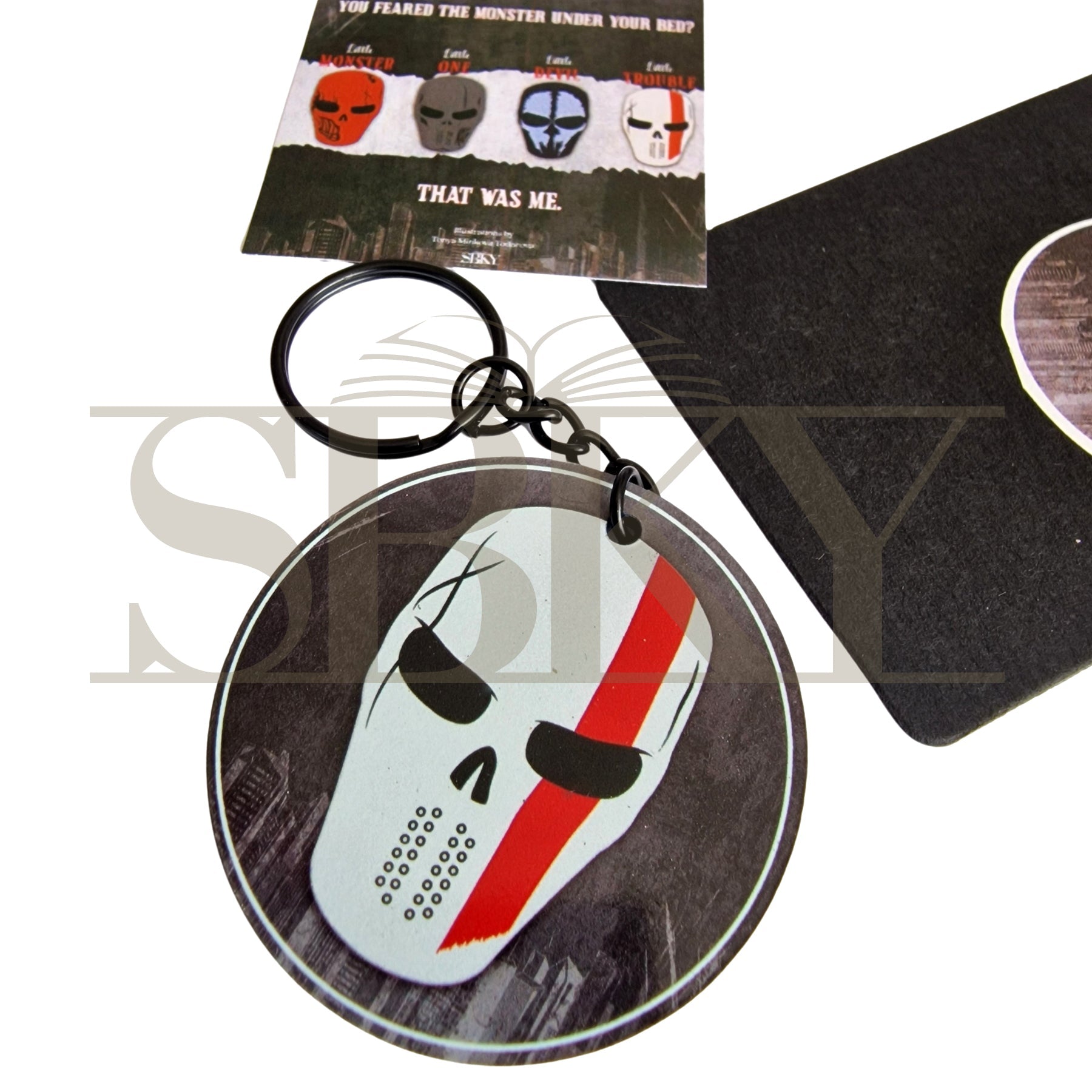 "White Mask" Keychain