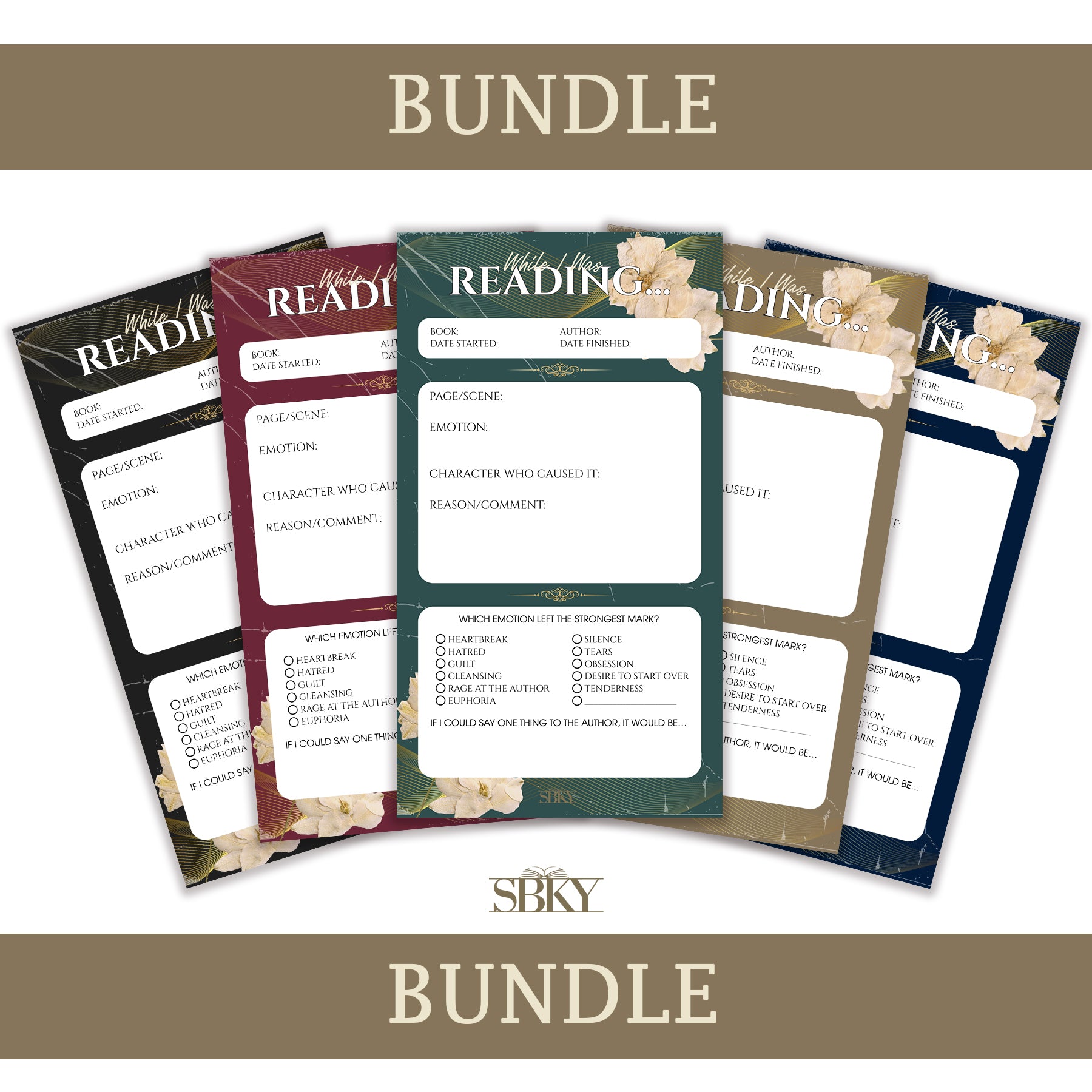Ember Card Bundle – Bloom Aesthetic Collection (Set of 5)