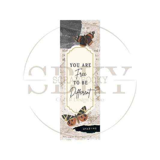 Paper Bookmark "Inspirational Quote"