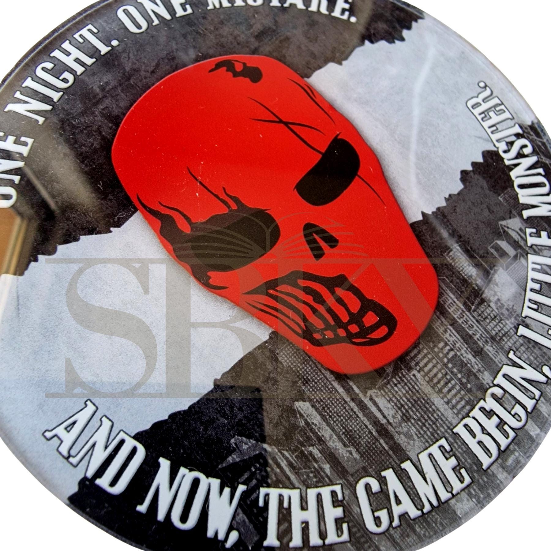 "Red Mask" Coaster
