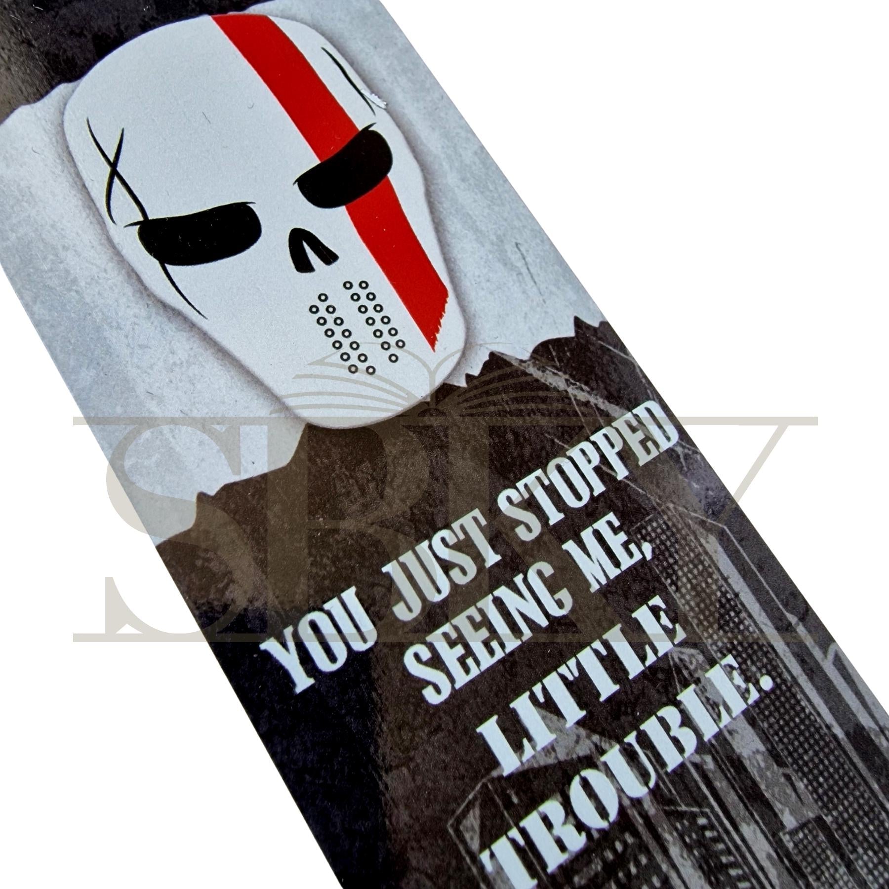 "White Mask" Acrylic Bookmark