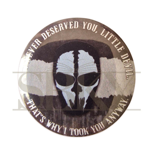 "Black Mask" Pin