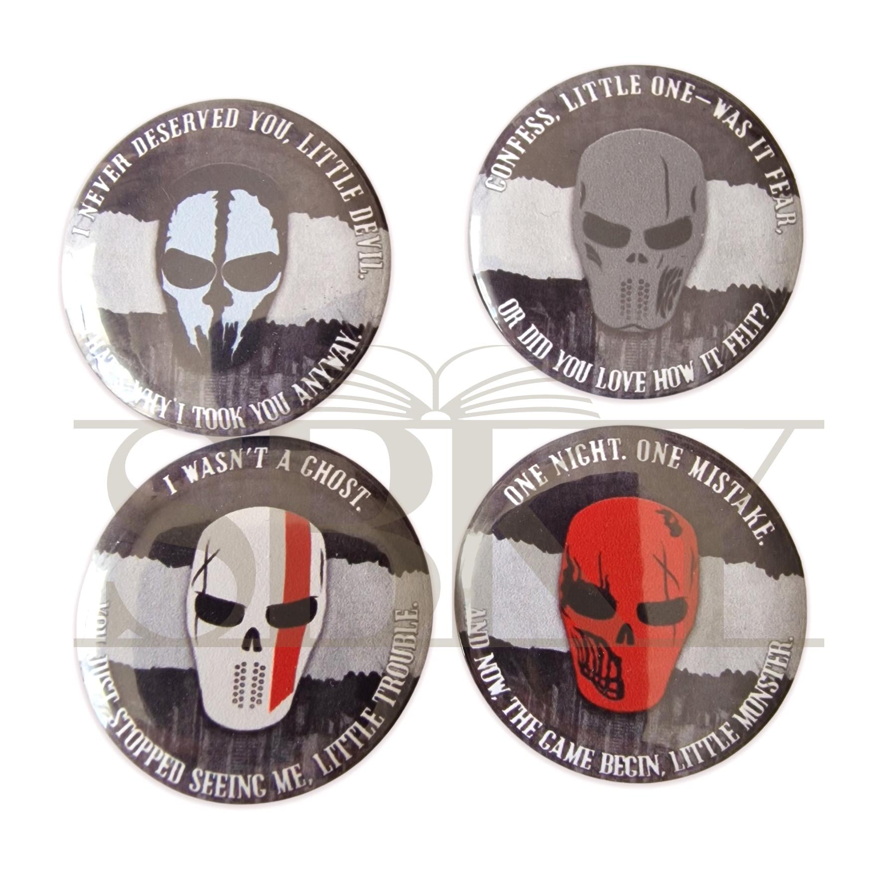 "Black Mask" Pin