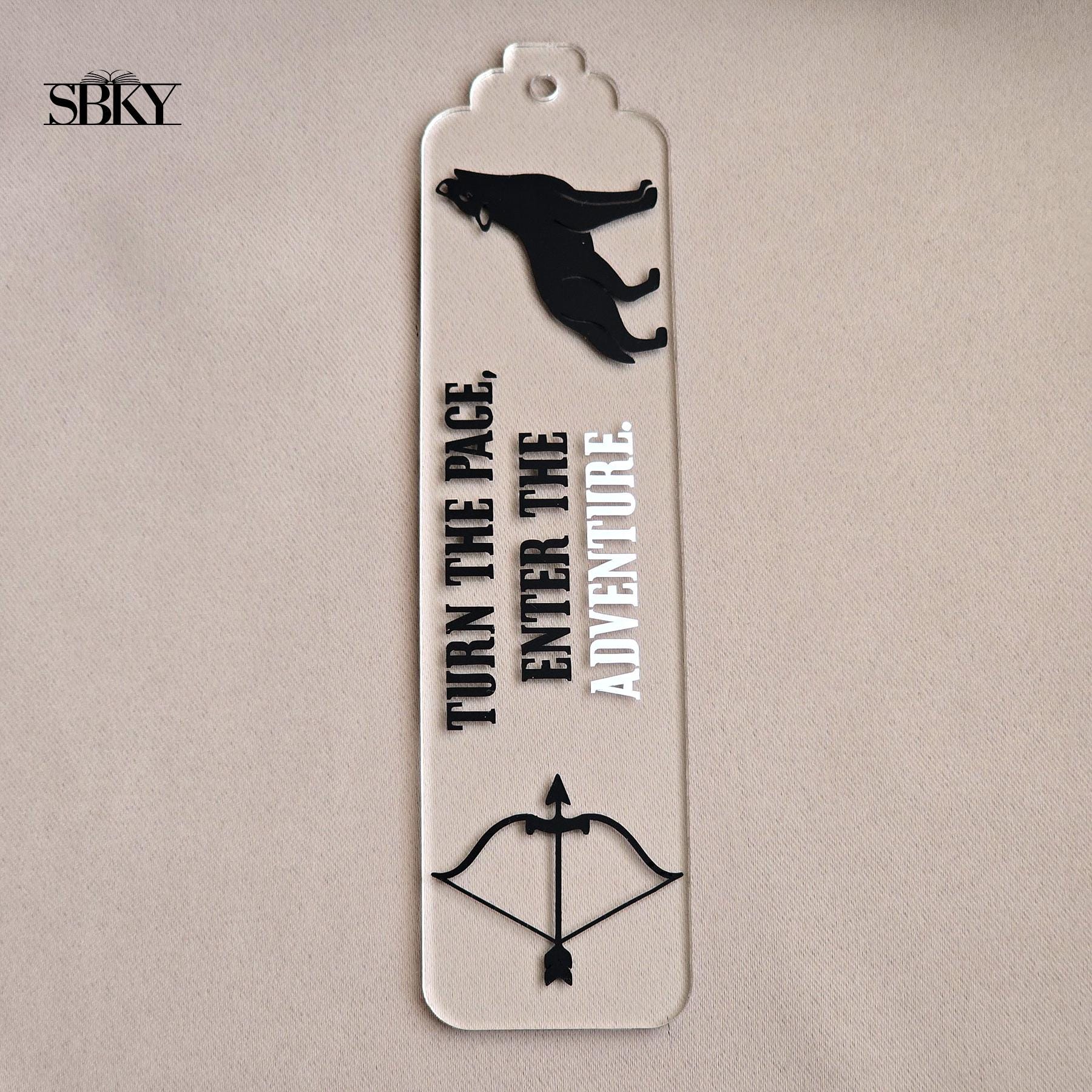 "Turn the Page" Acrylic Bookmark