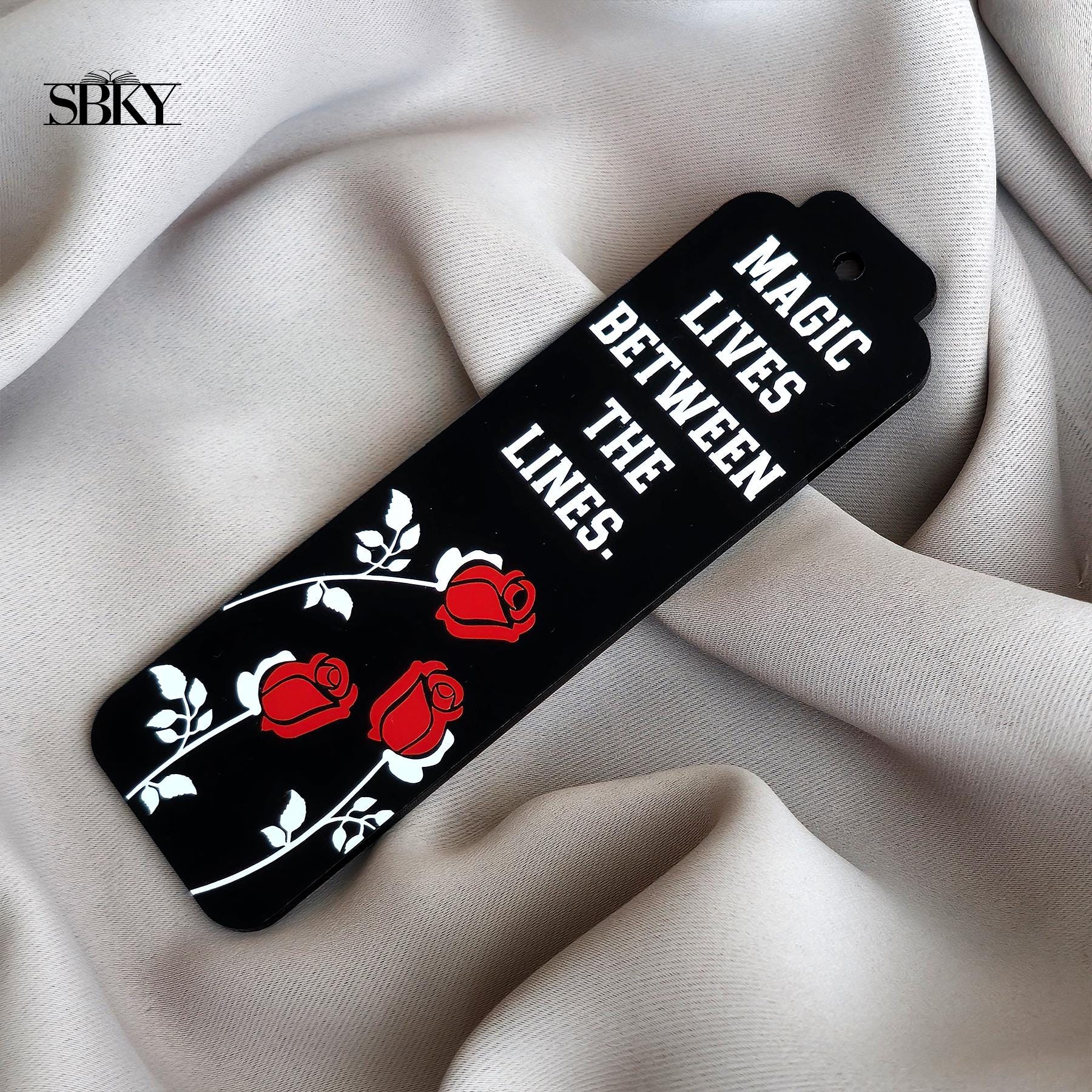 "Magic Lives Between the Lines" Bookmark