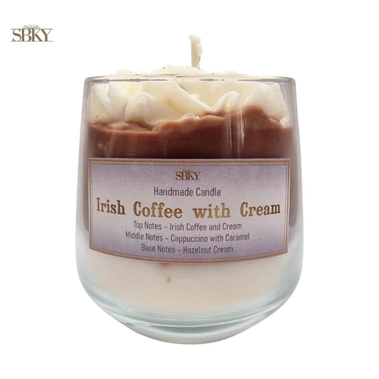 "Irish Coffee Candle" Handmade Candle