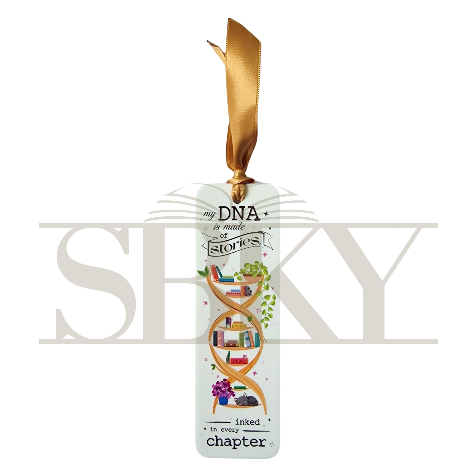 "DNA of Stories" Acrylic Bookmark