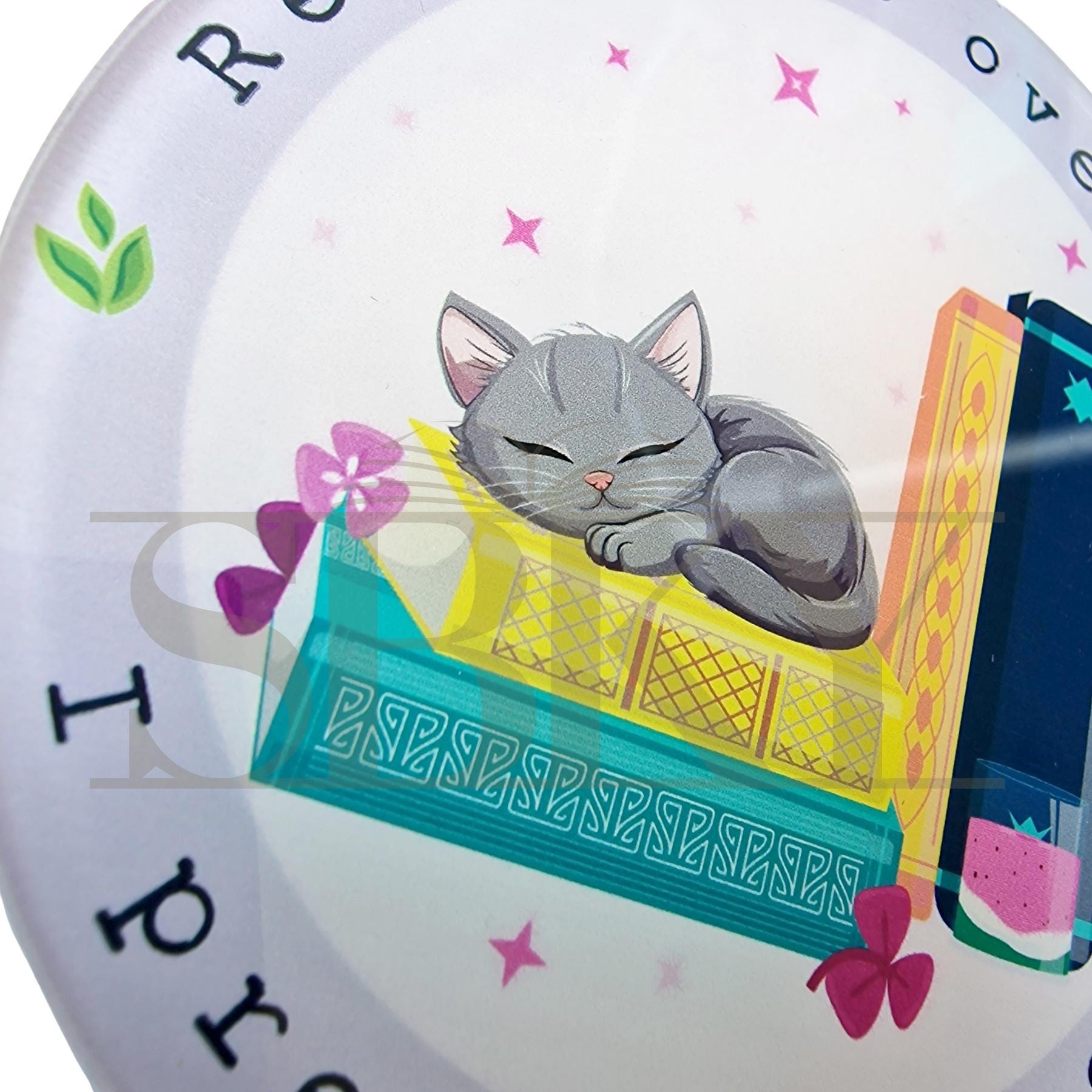 "Reality Is Overrated" Bookish Coaster