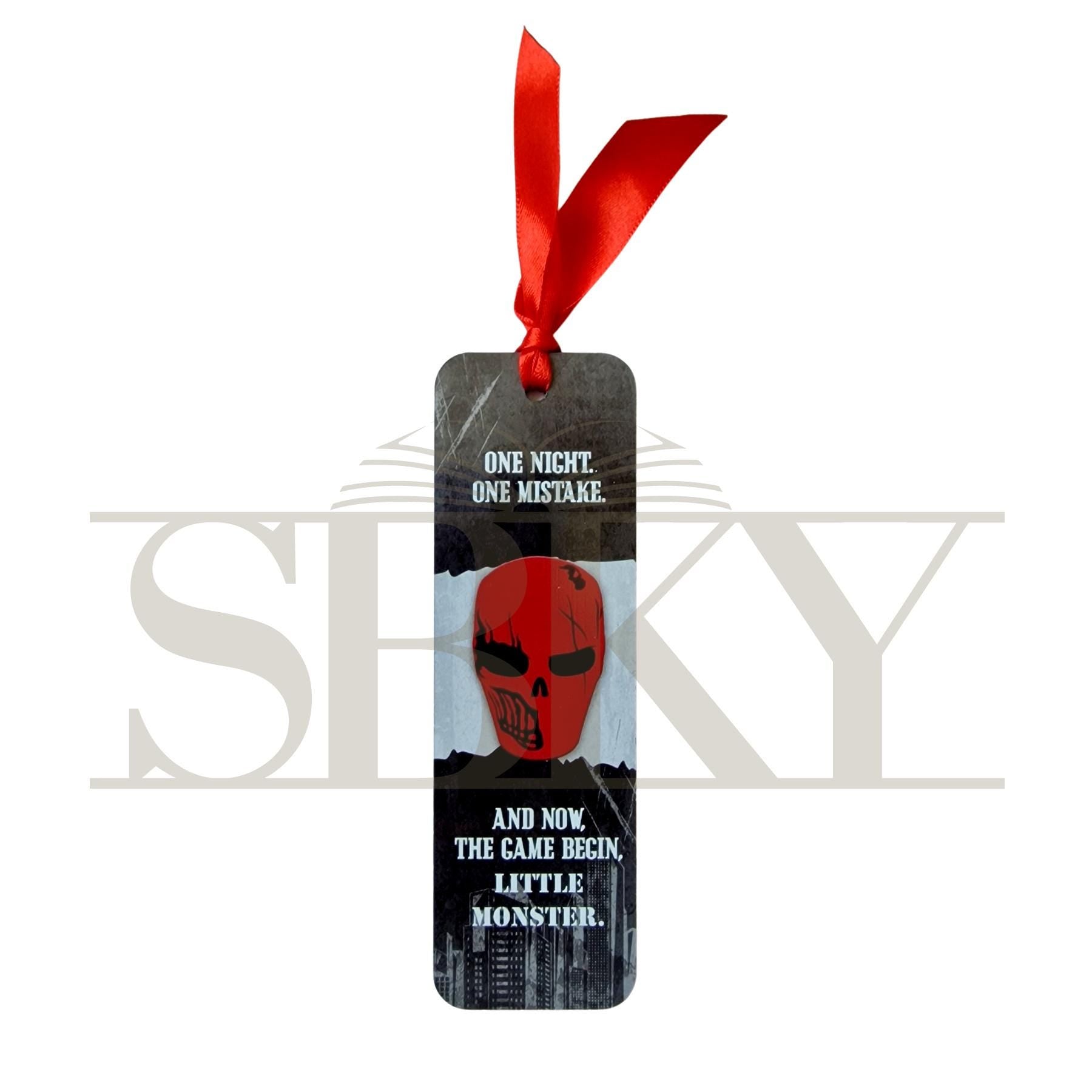 "Red Mask" Acrylic Bookmark